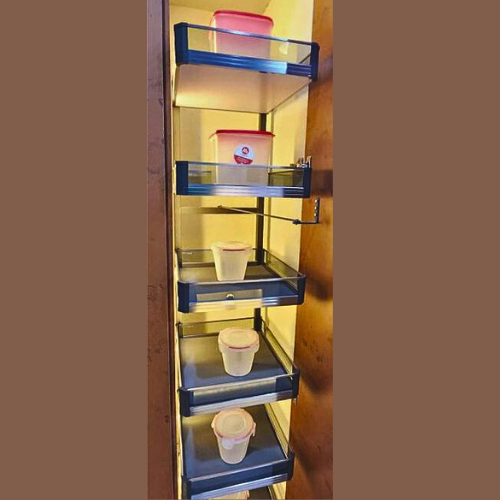 GLASS TALL UNIT BIDDING (SOFT CLOSE)