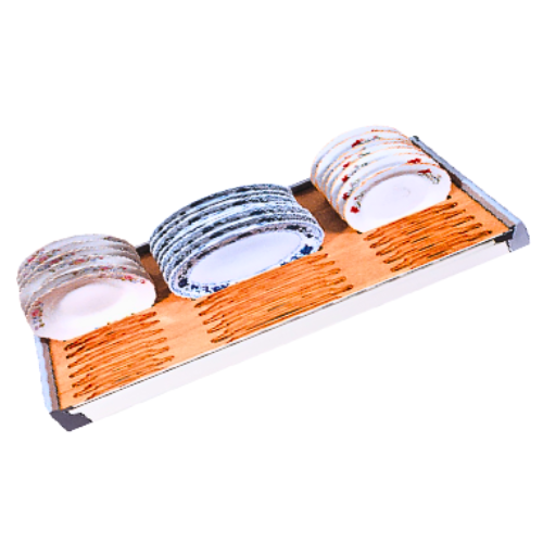 WOODEN PLATE HOLDER