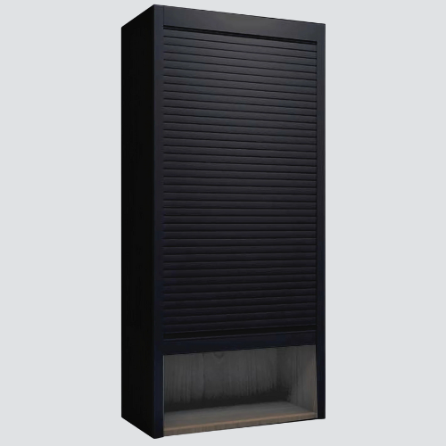 ROLLING SHUTTER PVC (BLACK FINISH)