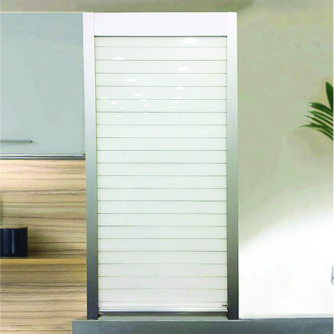 ROLLING SHUTTER GLASS WHITE