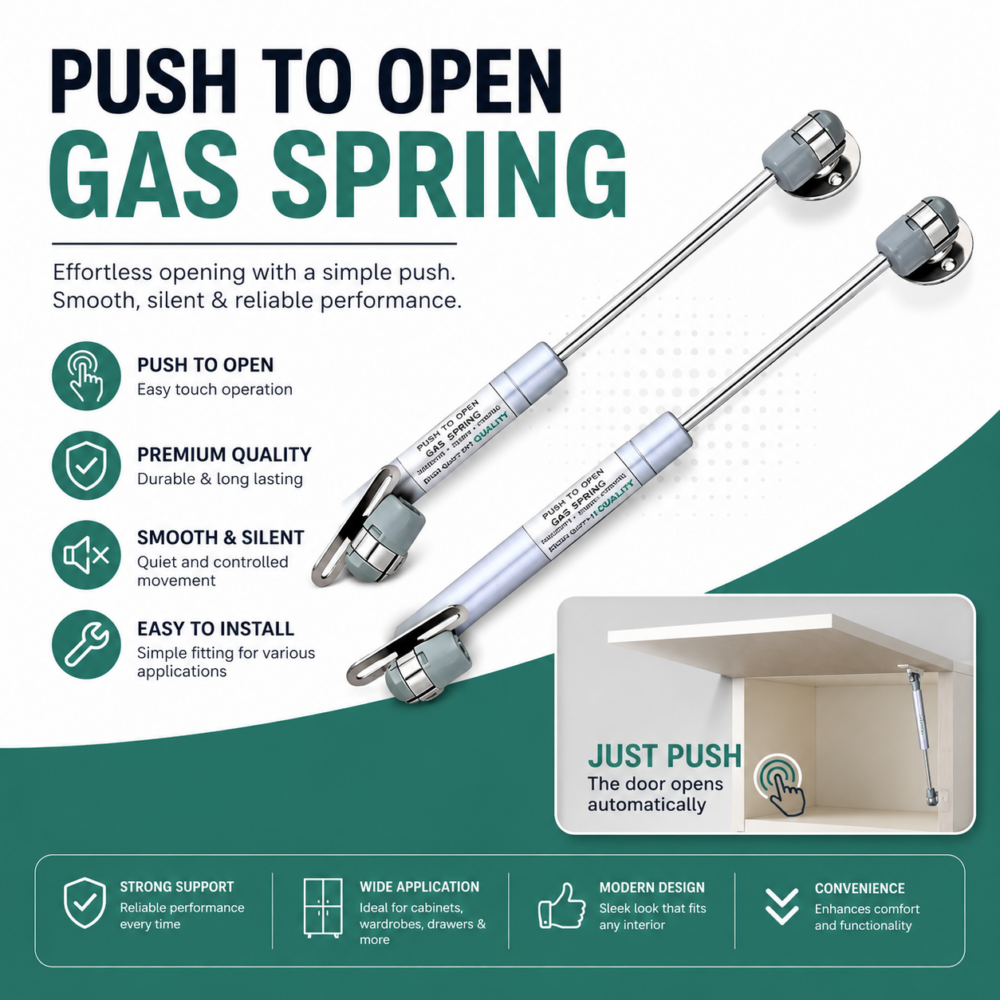 PUSH TO OPEN GAS SPRING