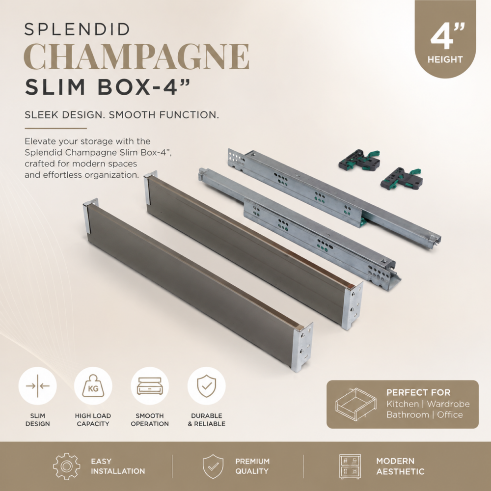 Splendid Champagne Slim Box-4”