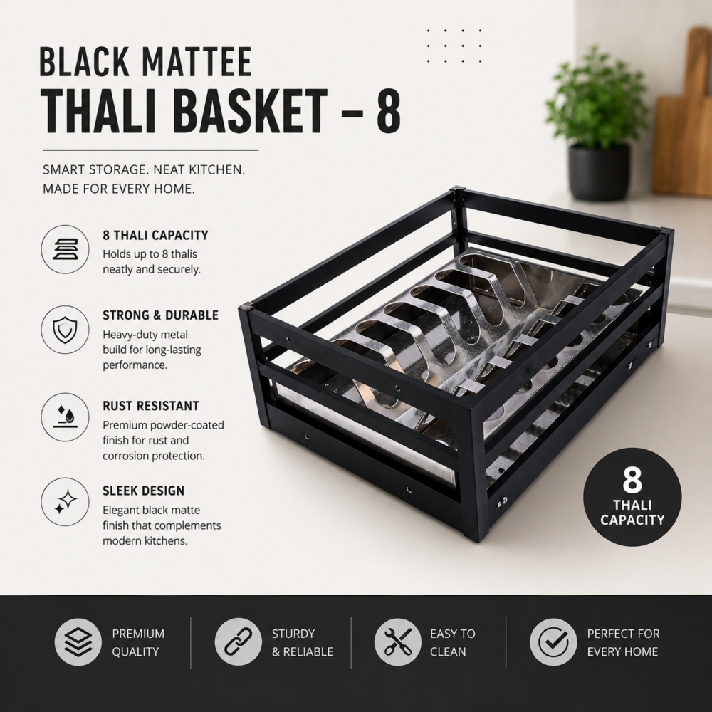 BLACK MATTEE THALI BASKET - 8