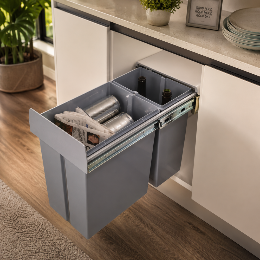 DOUBLE DUSTBIN SOFTCLOSE (20+20 LTR)