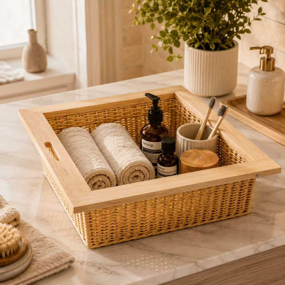 WICKER BASKET (SYNTHETIC)