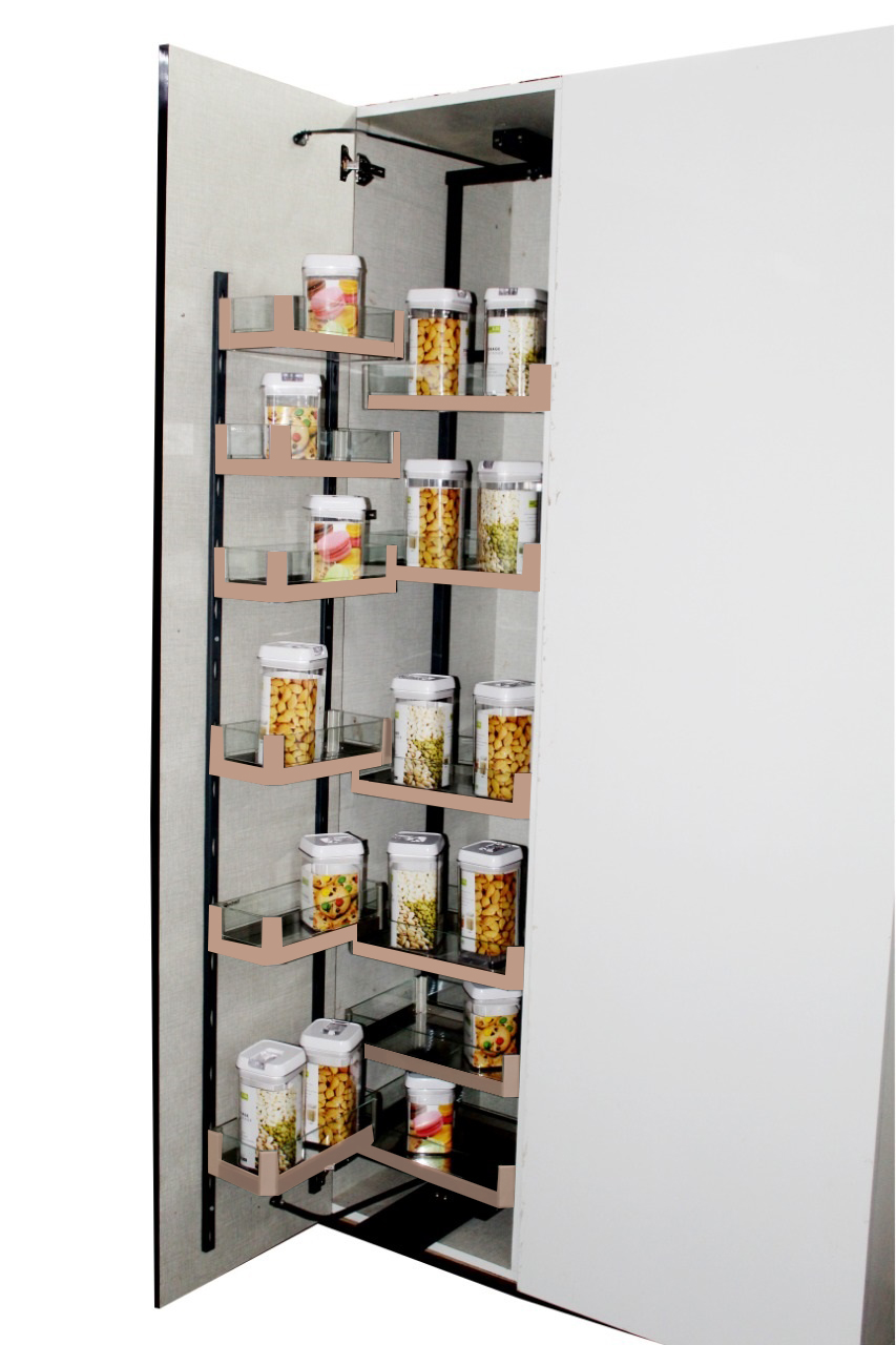 MATTE BLACK PANTRY PULLOUT (SOFT CLOSE FRAME)