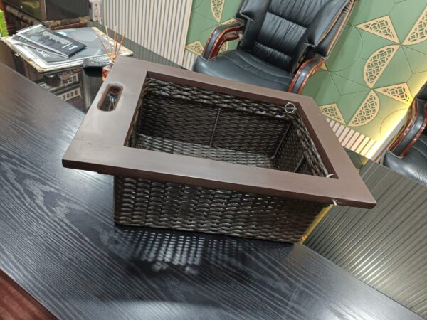 WICKER BASKET (SYNTHETIC DARK)