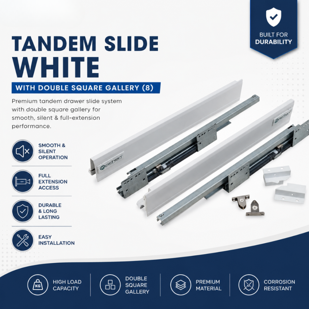 Tandem Slide White With Double Square Gallery (8)
