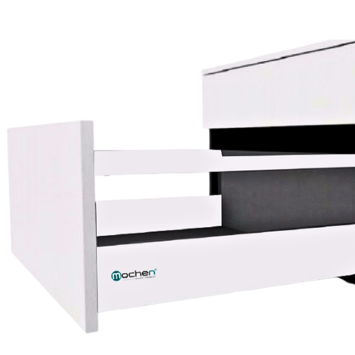 TANDEM SLIDE WHITE WITH DOUBLE SQUARE GALLERY (8")