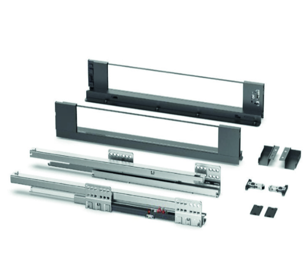 GLASS SLIM BOX GREY (8")