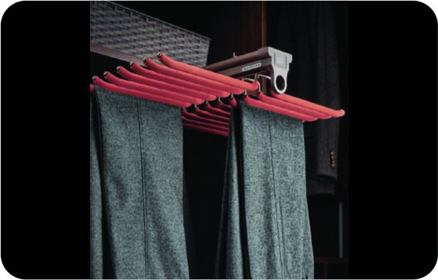 SOFT CLOSE MOCHA SIDE DOUBLE MOUNTED RACK
