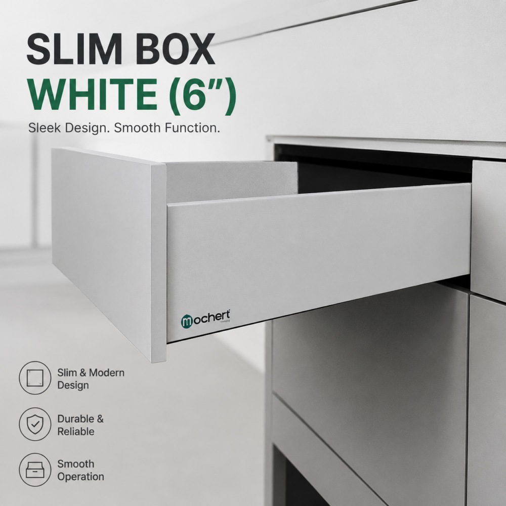 SLIM BOX WHITE (6")