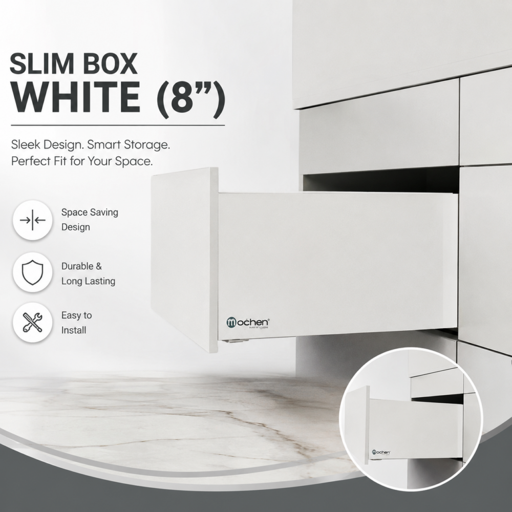 SLIM BOX WHITE (8")