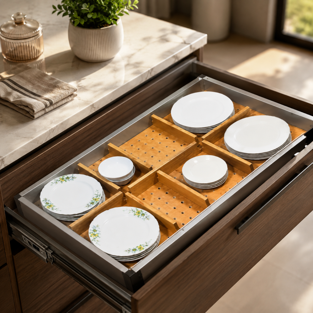 WOODEN CUTLERY TRAY