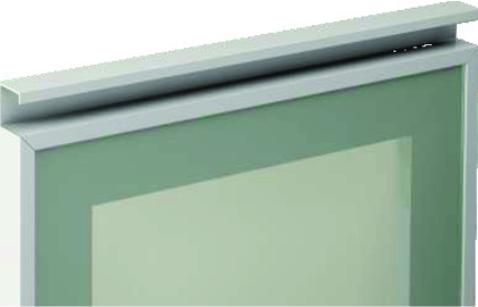GLASS FRAME PROFILE WITH HANDLE 70MM