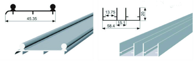 DOUBLE TRACK WHEEL PROFILE (TOP + BOTTOM)