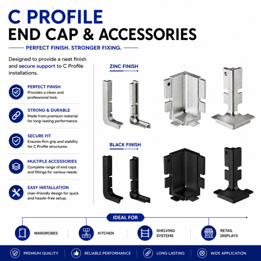C PROFILE END CAP & ACCESSORIES