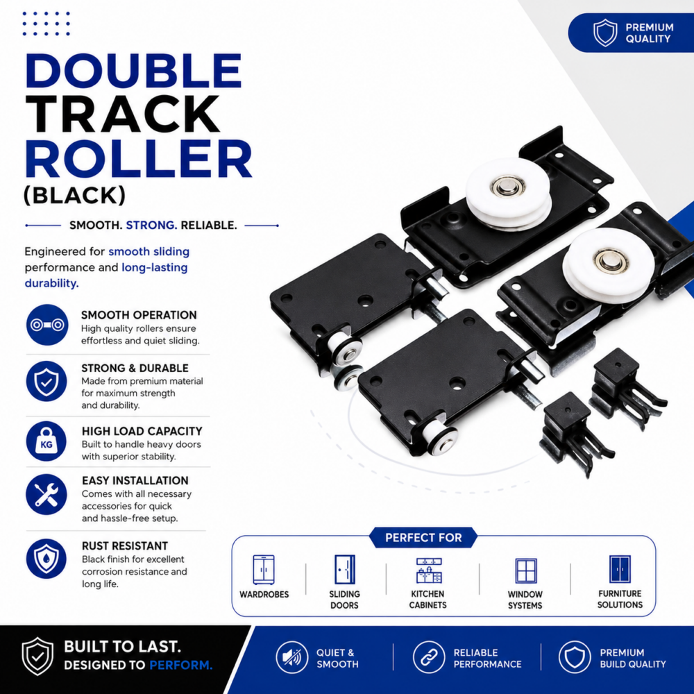 DOUBLE TRACK ROLLER (BLACK)