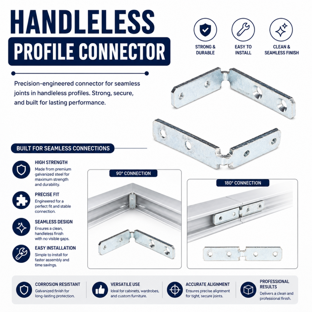 HANDLELESS PROFILE CONNECTOR