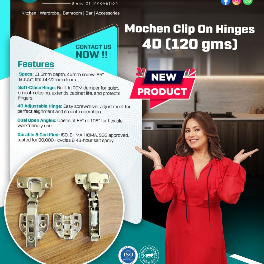 Mochen Clip on Hinges 4D (240 GMS )