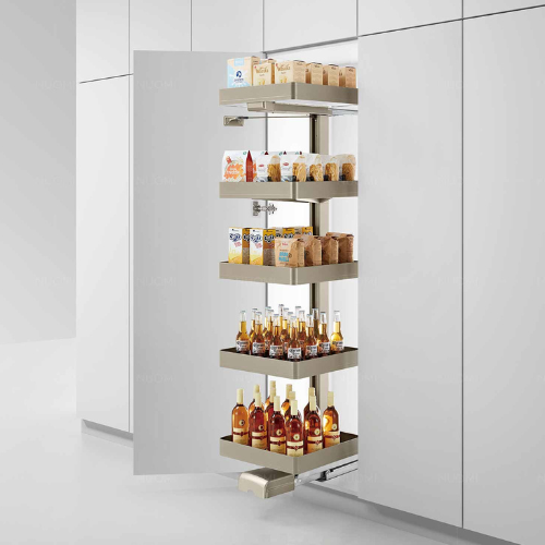 Premium Mattee Champagne Carousel Pantry