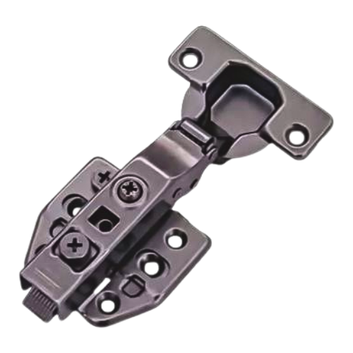 CLIP ON HINGES 3D MS GREY 6 HOLE (SOFT CLOSE)