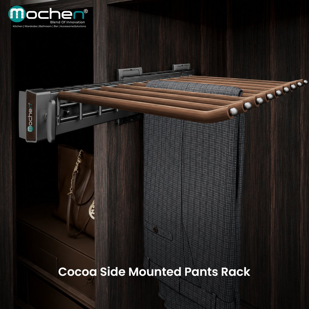 Cocoa Side Mounted Pants Rack