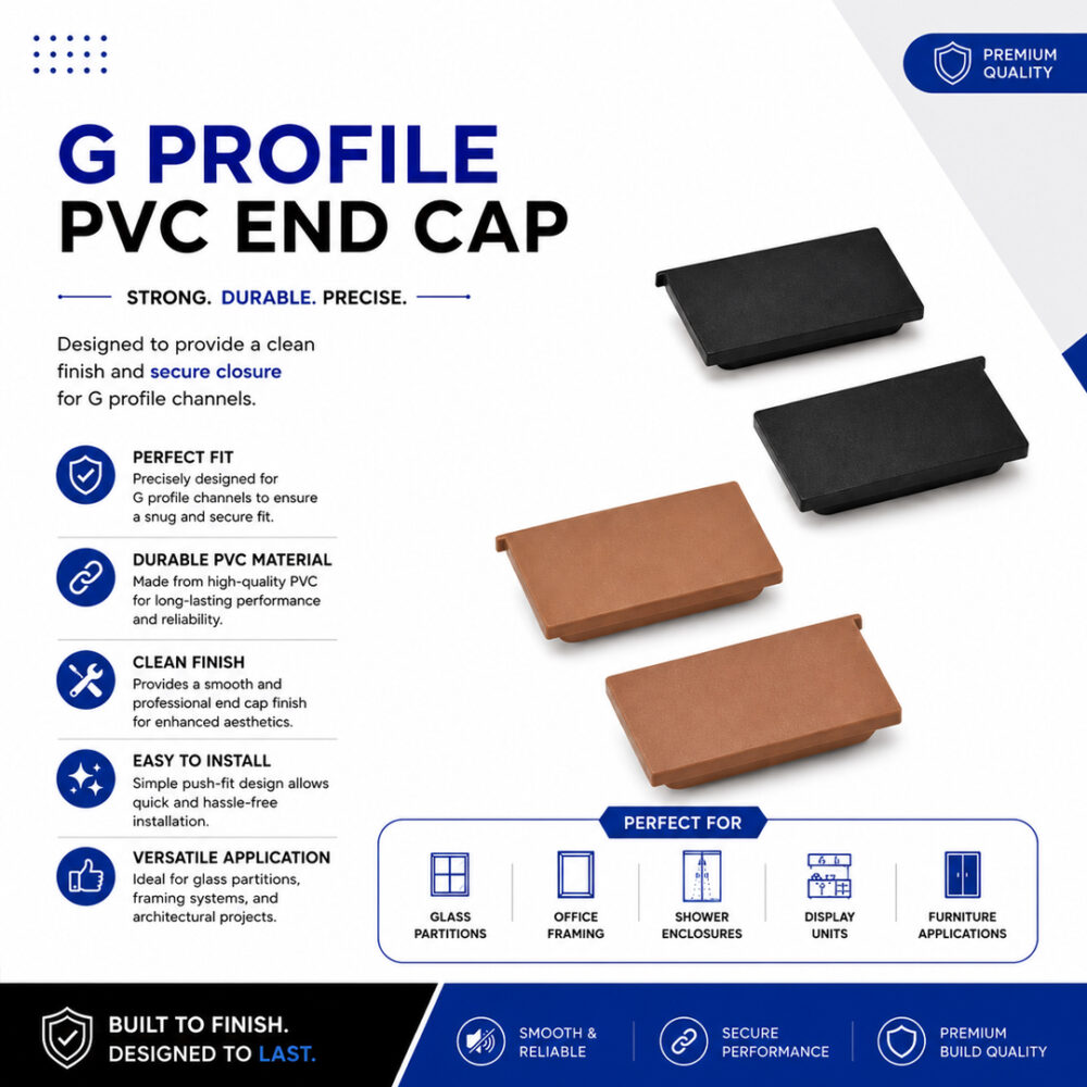 G Profile PVC End Cap