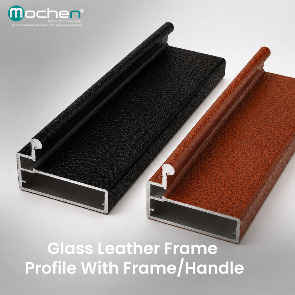 Glass Leather Frame Profile With Frame/Handle
