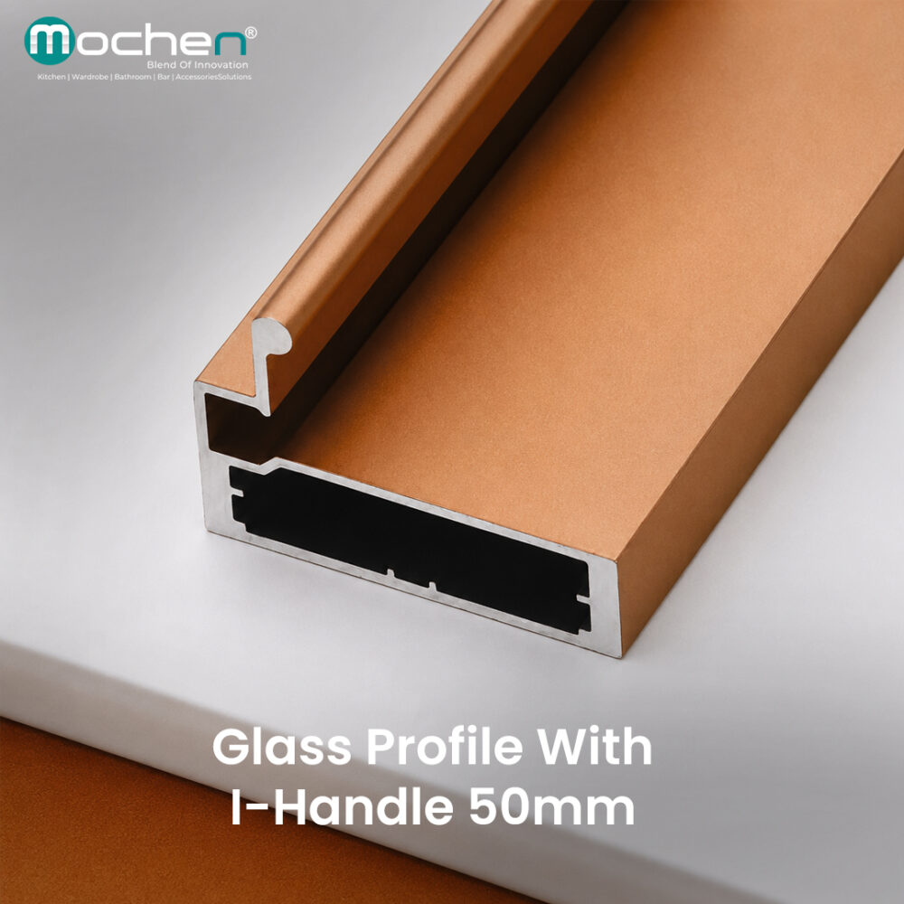 Glass Profile With I-Handle 50mm