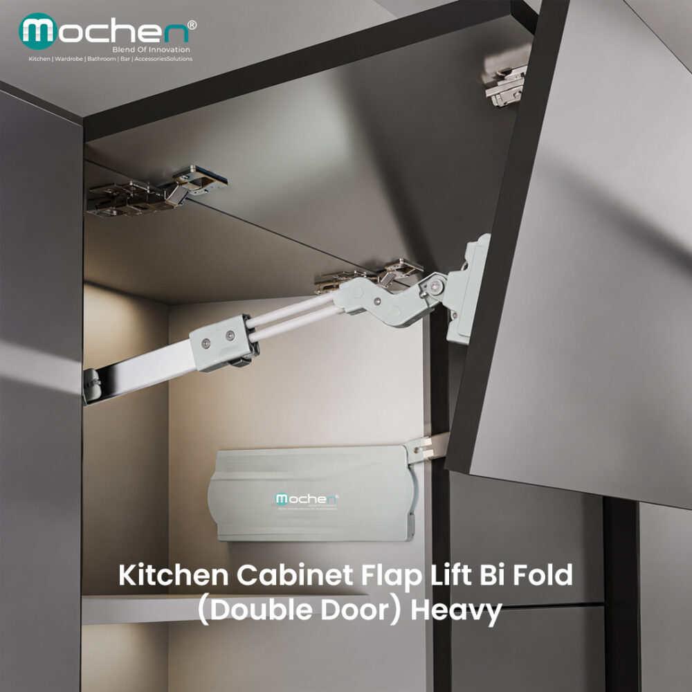 Kitchen Cabinet Flap Lift Bi Fold (Double Door) Heavy