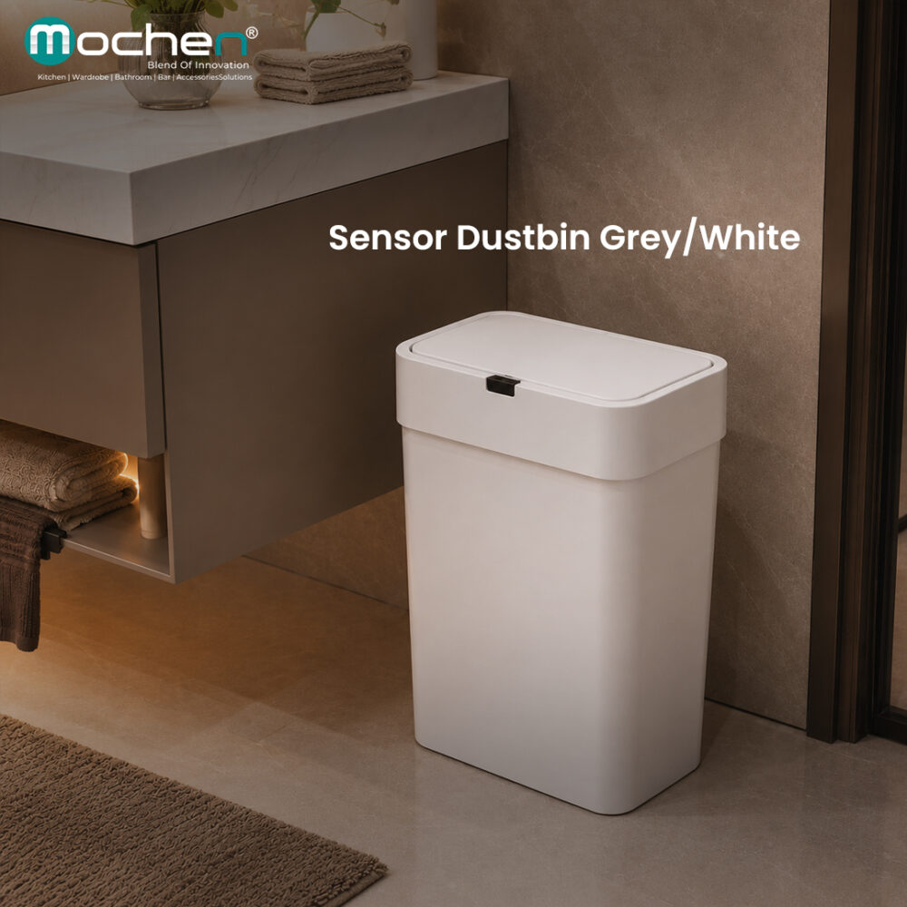 Sensor Dustbin Grey/White