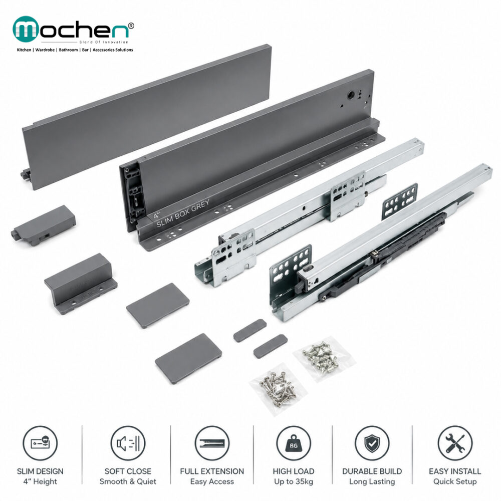 Slim Box Grey (4")