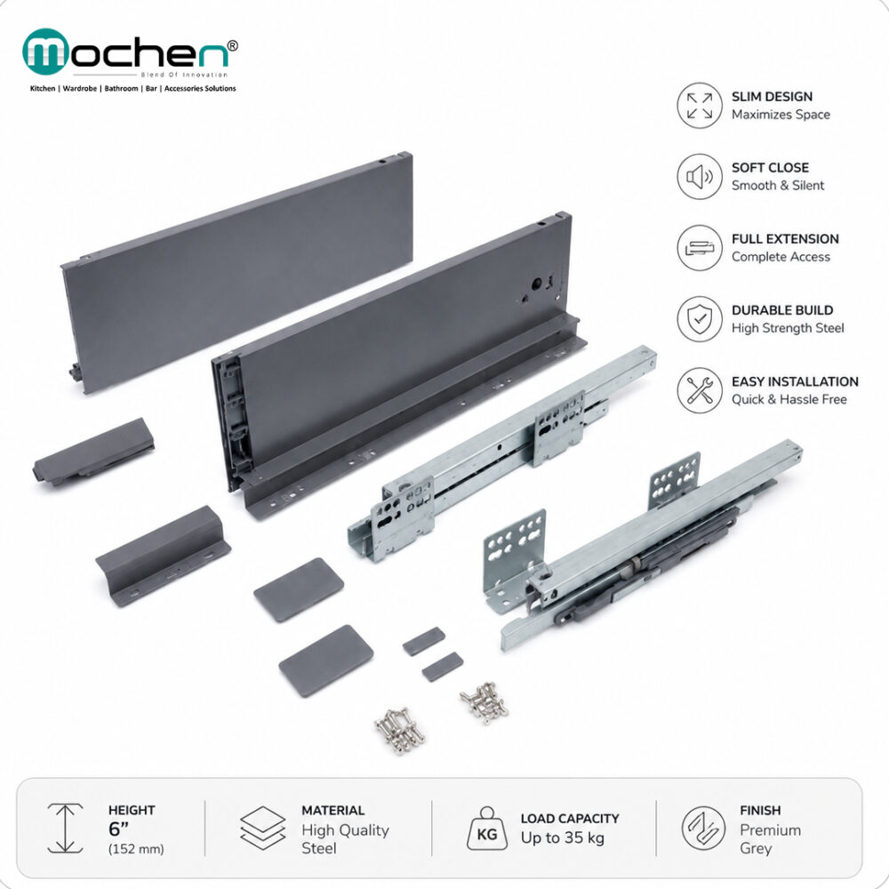 Slim Box Grey (6")