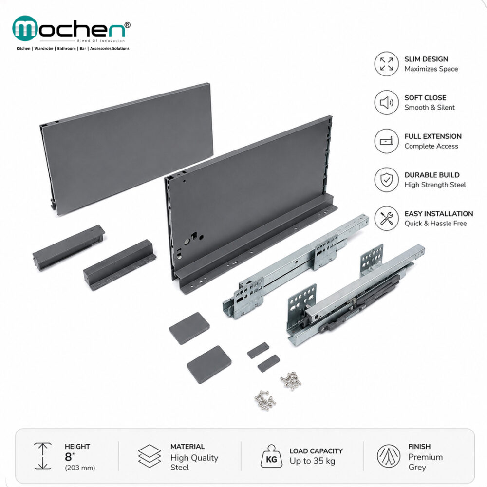 Slim Box Grey (8")