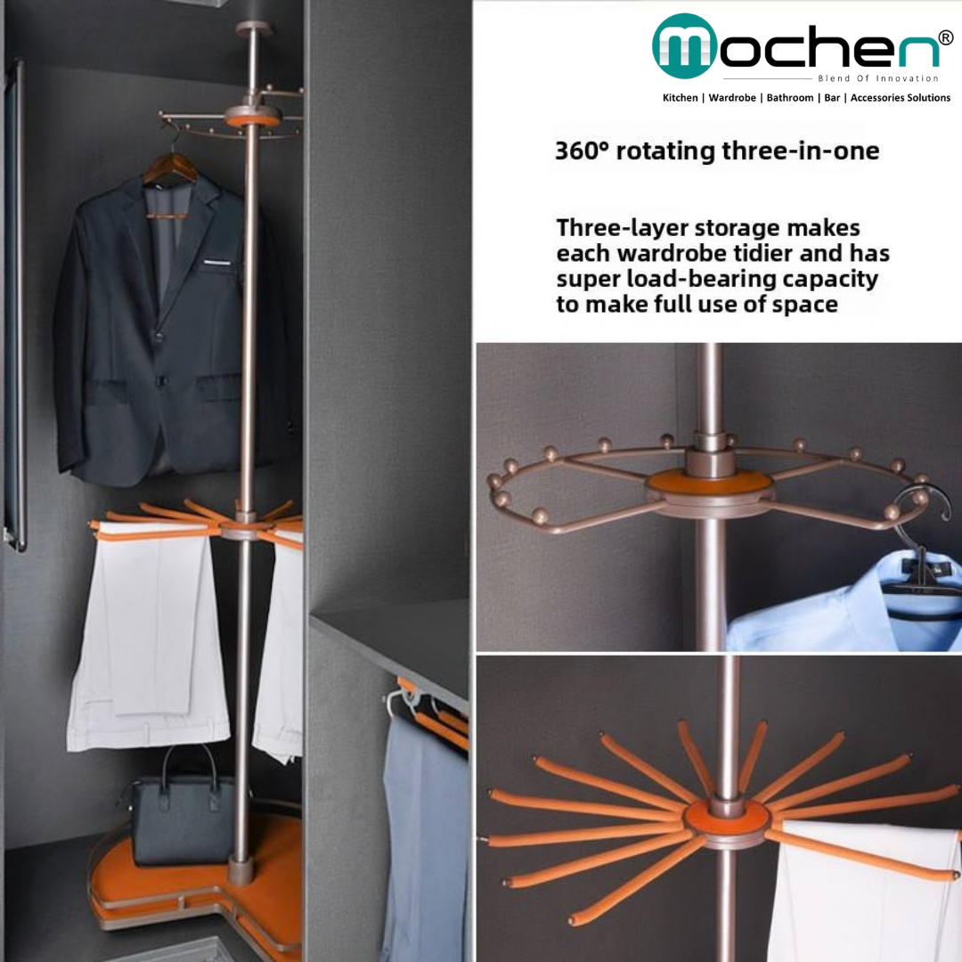 Mochen 360° Rotating Hanging Corner Rack - Image 3